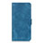 Leather Case Stands Flip Cover L04 Holder for Oppo A11s Blue