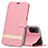 Leather Case Stands Flip Cover L04 Holder for Oppo A72 Pink