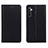 Leather Case Stands Flip Cover L04 Holder for Oppo K5 Black