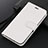 Leather Case Stands Flip Cover L04 Holder for Oppo Reno4 Z 5G White