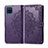 Leather Case Stands Flip Cover L04 Holder for Samsung Galaxy A12 5G Purple