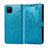 Leather Case Stands Flip Cover L04 Holder for Samsung Galaxy A12 5G Sky Blue