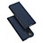 Leather Case Stands Flip Cover L04 Holder for Samsung Galaxy M60s Blue
