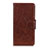 Leather Case Stands Flip Cover L04 Holder for Samsung Galaxy Note 20 Plus 5G Brown