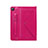 Leather Case Stands Flip Cover L04 Holder for Samsung Galaxy Tab S6 Lite 10.4 SM-P610 Hot Pink