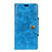 Leather Case Stands Flip Cover L05 Holder for Asus Zenfone 5 ZE620KL Blue