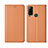 Leather Case Stands Flip Cover L05 Holder for Huawei Honor Play4T Orange