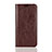 Leather Case Stands Flip Cover L05 Holder for Huawei Mate 20 Lite Brown