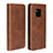 Leather Case Stands Flip Cover L05 Holder for Huawei Mate 20 Pro Brown