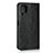 Leather Case Stands Flip Cover L05 Holder for Huawei Nova 7i Black