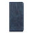 Leather Case Stands Flip Cover L05 Holder for OnePlus Nord N100 Blue