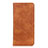 Leather Case Stands Flip Cover L05 Holder for OnePlus Nord N100 Brown