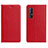 Leather Case Stands Flip Cover L05 Holder for Oppo Reno3 Pro Red