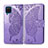 Leather Case Stands Flip Cover L05 Holder for Samsung Galaxy A12 5G Clove Purple