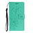 Leather Case Stands Flip Cover L05 Holder for Samsung Galaxy A51 5G Green