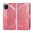 Leather Case Stands Flip Cover L05 Holder for Samsung Galaxy M12 Pink