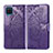 Leather Case Stands Flip Cover L05 Holder for Samsung Galaxy M12 Purple