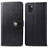 Leather Case Stands Flip Cover L05 Holder for Samsung Galaxy M60s Black