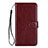 Leather Case Stands Flip Cover L05 Holder for Samsung Galaxy S20 5G Brown