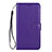 Leather Case Stands Flip Cover L05 Holder for Samsung Galaxy S20 5G Purple