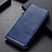 Leather Case Stands Flip Cover L05 Holder for Samsung Galaxy S20 FE 2022 5G Blue