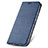 Leather Case Stands Flip Cover L05 Holder for Vivo V20 Pro 5G Blue