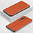 Leather Case Stands Flip Cover L05 Holder for Xiaomi Mi 10 Orange