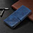 Leather Case Stands Flip Cover L05 Holder for Xiaomi POCO C3 Blue