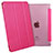 Leather Case Stands Flip Cover L06 for Apple iPad Mini 2 Hot Pink