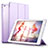 Leather Case Stands Flip Cover L06 for Apple iPad Mini Purple