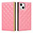 Leather Case Stands Flip Cover L06 Holder for Apple iPhone 13 Pink