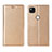 Leather Case Stands Flip Cover L06 Holder for Google Pixel 4a Gold