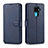 Leather Case Stands Flip Cover L06 Holder for Huawei Mate 30 Lite Blue