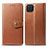 Leather Case Stands Flip Cover L06 Holder for Oppo F17 Pro