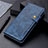 Leather Case Stands Flip Cover L06 Holder for Realme Narzo 30 4G Blue