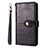 Leather Case Stands Flip Cover L06 Holder for Samsung Galaxy S20 Plus Black