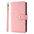 Leather Case Stands Flip Cover L06 Holder for Samsung Galaxy S20 Plus Rose Gold