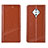 Leather Case Stands Flip Cover L06 Holder for Vivo S1 Pro Orange