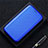 Leather Case Stands Flip Cover L06 Holder for Vivo Y70 (2020) Blue