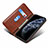 Leather Case Stands Flip Cover L07 Holder for Apple iPhone 12