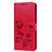 Leather Case Stands Flip Cover L07 Holder for Huawei Honor 8X Red