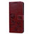 Leather Case Stands Flip Cover L07 Holder for Huawei Honor V10 Lite Brown