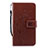 Leather Case Stands Flip Cover L07 Holder for Huawei P30 Brown