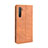 Leather Case Stands Flip Cover L07 Holder for Oppo K5 Orange