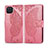 Leather Case Stands Flip Cover L07 Holder for Oppo Reno4 Lite Pink