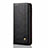 Leather Case Stands Flip Cover L07 Holder for Realme 6 Pro Black