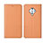 Leather Case Stands Flip Cover L07 Holder for Vivo S1 Pro Orange