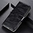 Leather Case Stands Flip Cover L08 Holder for Oppo A53 Black
