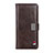 Leather Case Stands Flip Cover L08 Holder for Realme Narzo 20 Pro Brown