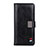 Leather Case Stands Flip Cover L08 Holder for Realme Narzo 30 4G Black